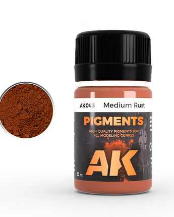 AK Interactive Medium Rust Pigment 35ml Bottle 