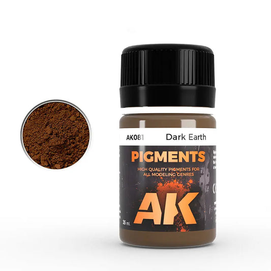 AK Interactive Dark Earth Pigment 35ml Bottle 