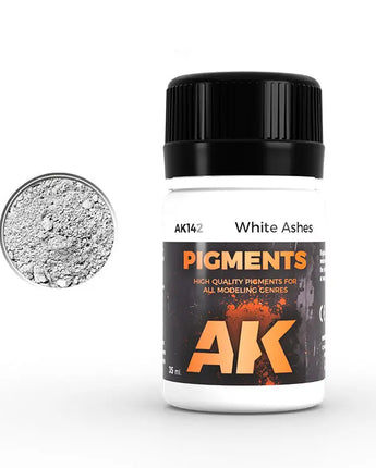 AK Interactive White Ashes Pigment 35ml Bottle 