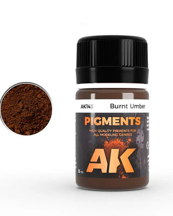 AK Interactive Burnt Umber Pigment 35ml Bottle 