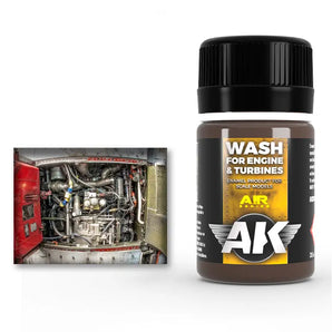 Wash For Aircraft Engine Air Series Enamel 35ml 