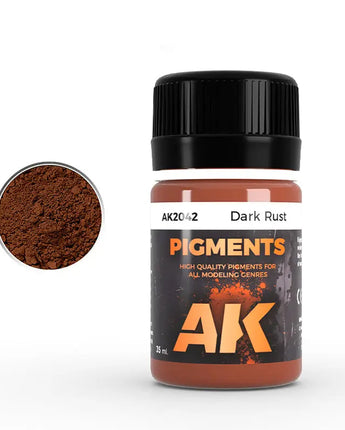 AK Interactive Air Series: Dark Rust Pigment 35ml Bottle 