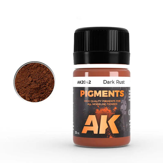 AK Interactive Air Series: Dark Rust Pigment 35ml Bottle 
