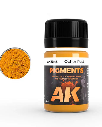 AK Interactive Air Series: Ochre Rust Pigment 35ml Bottle 