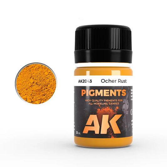 AK Interactive Air Series: Ochre Rust Pigment 35ml Bottle 