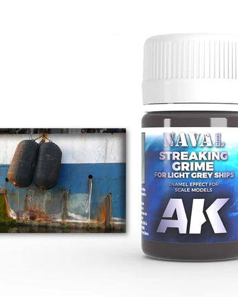 Naval Streaking Grime for Light Grey Ships Enamel Effects 35ml 