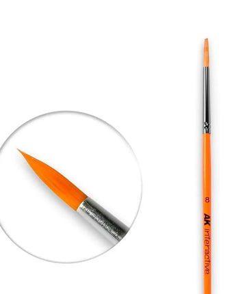 AKI Round Brush: Synthetic No. 8 