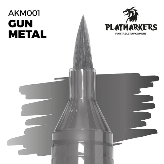 Playmarkers Acrylics: Gun Metal 