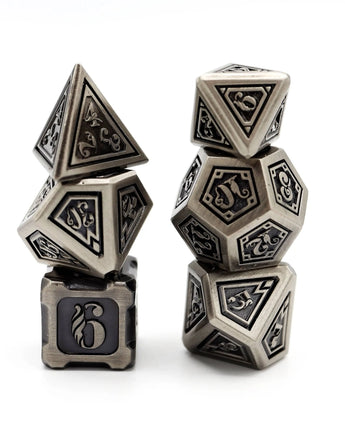 Alchemist Metals: Iron - Metal RPG Dice Set 