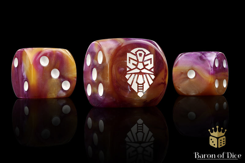 Load image into Gallery viewer, Dwarven Gold Dice
