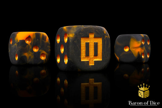 Lava Rune Dice