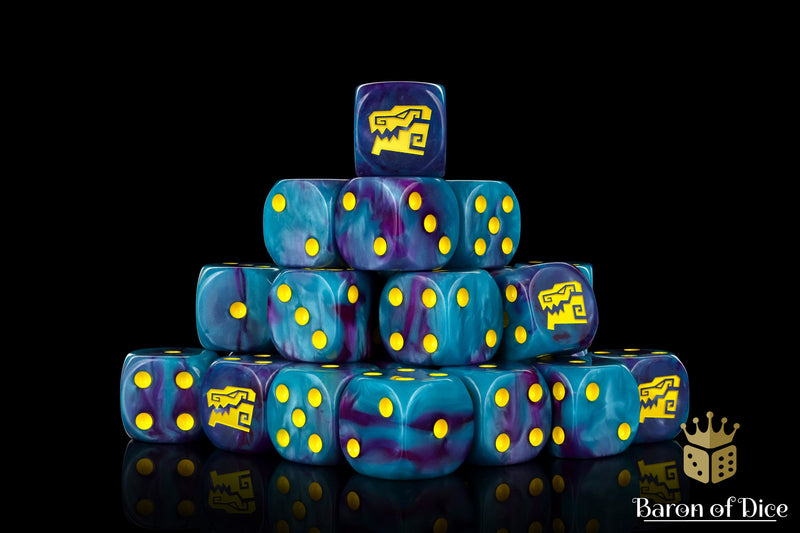 Load image into Gallery viewer, Aztec Gators Dice
