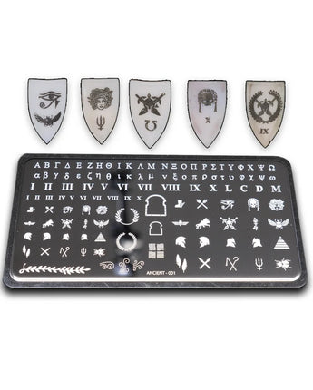 Classic Stampin' Plates - Ancient 001 