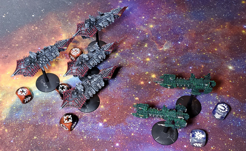 Load image into Gallery viewer, Imperial Battle Fleet Dice
