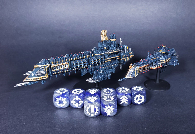 Load image into Gallery viewer, Imperial Battle Fleet Dice
