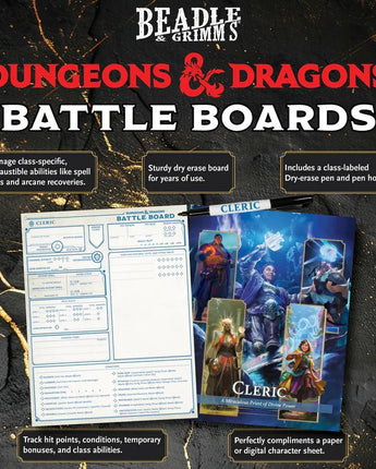 Beadle & Grimm Dungeons And Dragons: Battle Board: Cleric Class 