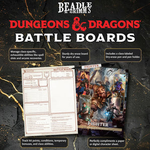 Beadle & Grimm Dungeons And Dragons: Battle Board: Fighter Class 