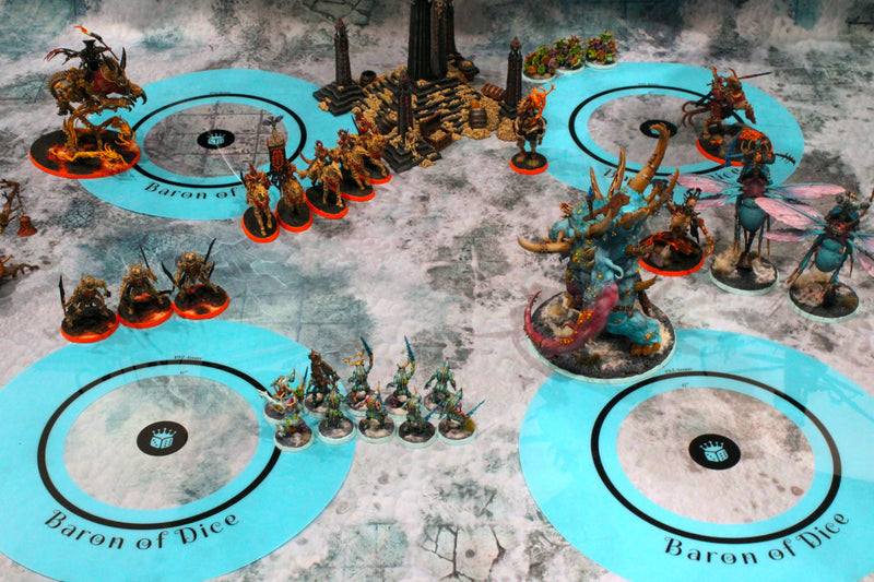 Load image into Gallery viewer, Objective Markers - AOS and 40k Compatible (Set of 8) Narrative
