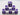6 piece Metal D6's - Purple and Silver 