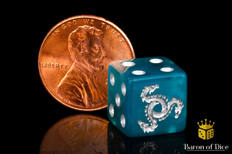 Load image into Gallery viewer, Hydra Dice - Serpent Blue
