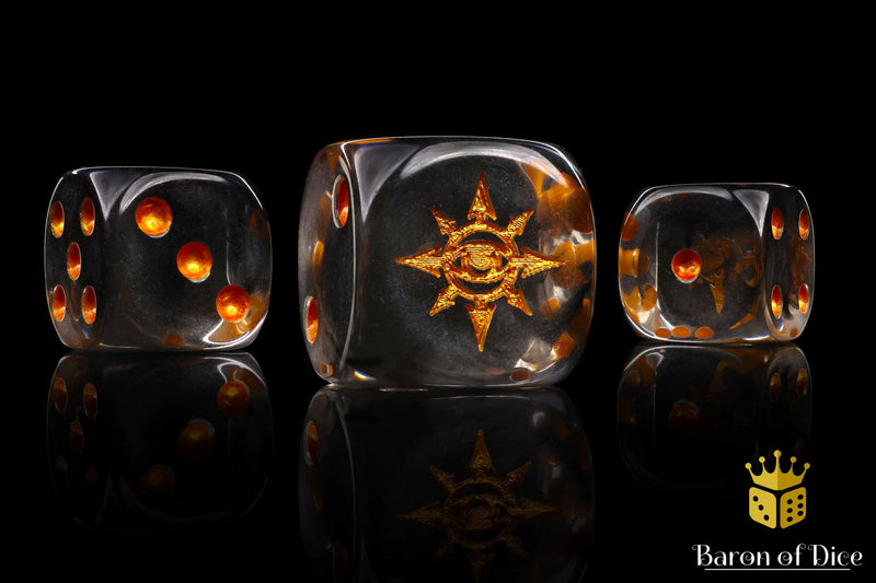 Load image into Gallery viewer, Chaos Demon Dice - Translucent
