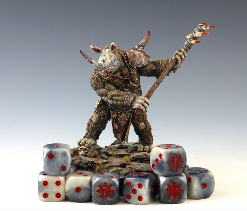 Load image into Gallery viewer, Chaos Demon Dice - Red Star
