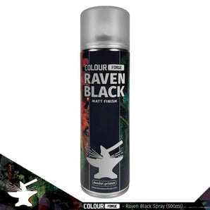 Colour Forge Spray Primer - Raven Black 