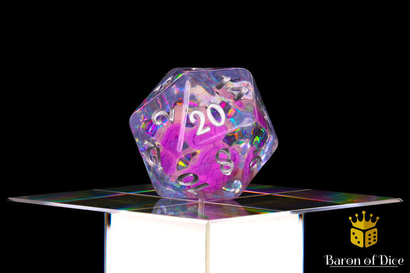 Load image into Gallery viewer, Confetti Turtle Single D20
