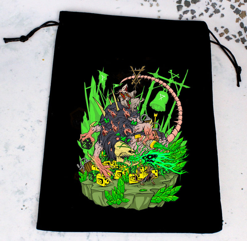 Load image into Gallery viewer, Premium Black Dice Bags
