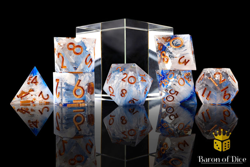 Load image into Gallery viewer, Arctic Breaker RPG Dice - 7 Pieces
