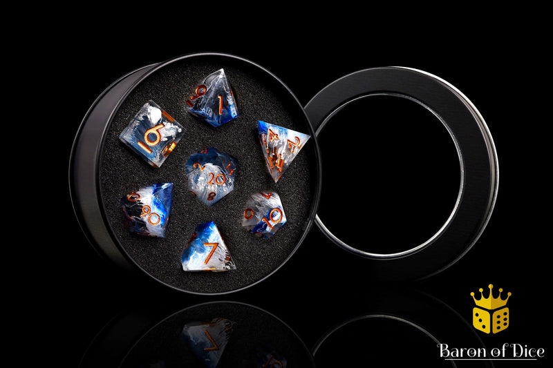 Load image into Gallery viewer, Arctic Breaker RPG Dice - 7 Pieces
