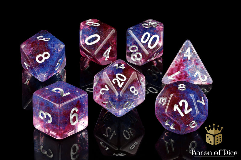 Load image into Gallery viewer, Azurite RPG Dice - 7 Pieces
