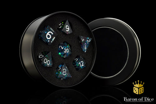 Galactic Sharp Edge RPG Dice Set - 7 Pieces