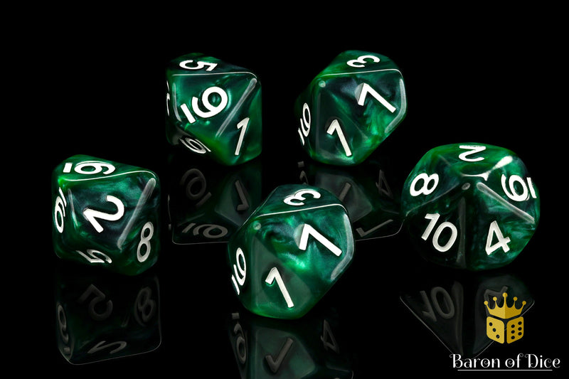 Load image into Gallery viewer, Green Titan Dice Set
