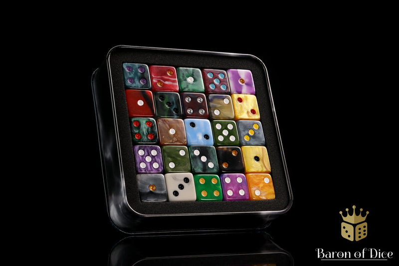 Load image into Gallery viewer, Auspex Tactics Official Dice - White
