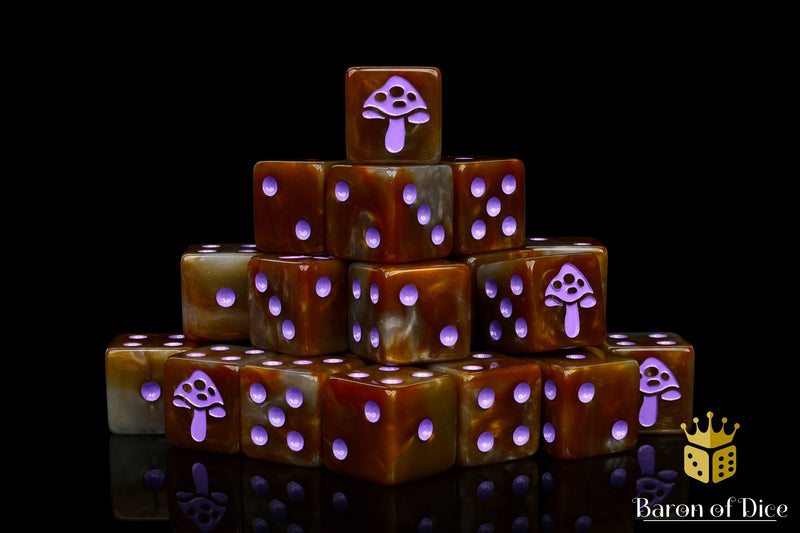 Load image into Gallery viewer, Shroom Dice - Purple
