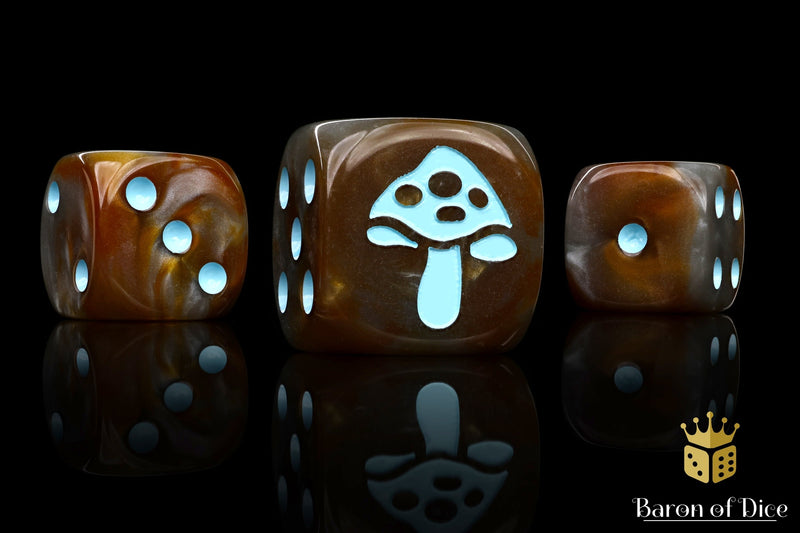 Load image into Gallery viewer, Shroom Dice - Ice Blue
