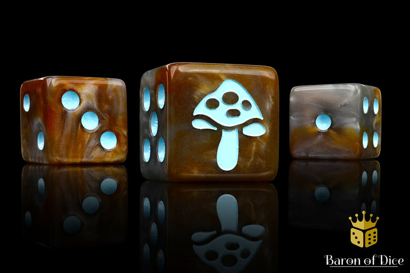 Load image into Gallery viewer, Shroom Dice - Ice Blue
