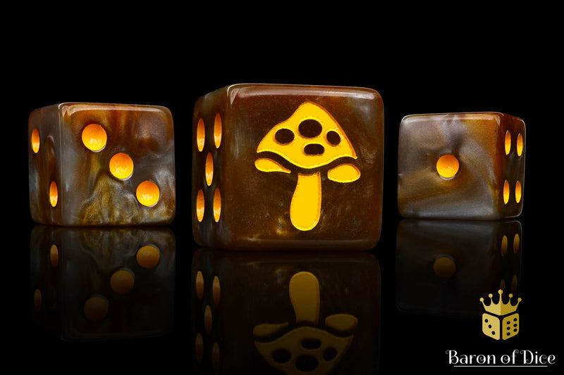 Load image into Gallery viewer, Shroom Dice - Orange
