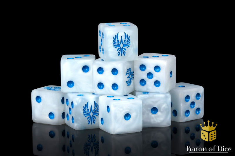 Load image into Gallery viewer, Magical Elves Dice - Ancient White 
