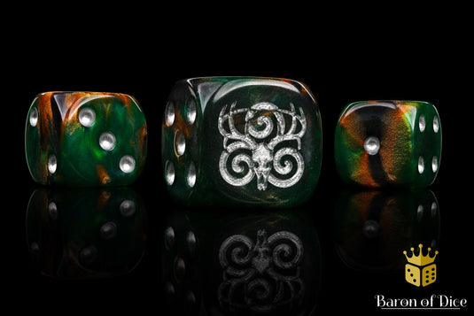 Wild Hunt Dice - Dark Forest