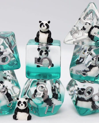 Panda on Water RPG Dice Set 