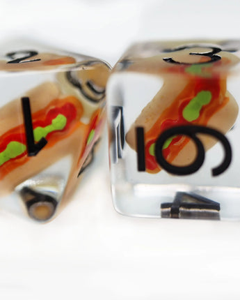 Hot Dog RPG Dice Set 