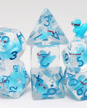 Baby Velociraptor RPG Dice Set 