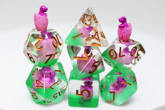 Enchanted Dragon Hatchlings RPG Dice Set 