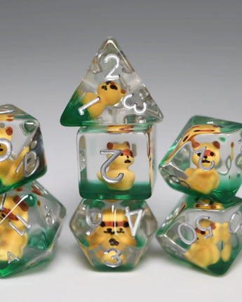 Baby Raccoon RPG Dice Set 