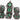 Floral Starburst: Midnight Forest - Metal RPG Dice Set 