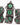 Floral Starburst: Midnight Forest - Metal RPG Dice Set 