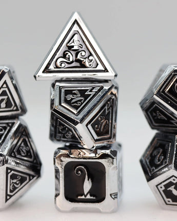 Alchemist Metals: Necrotic - Metal RPG Dice Set 