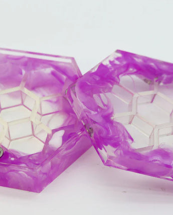 Sharp Edge Resin Dice Vault - Eerie Fog (Purple) 